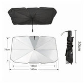Parasolar Auto Pliabil 140x79cm pentru Masina, Tip Umbrela